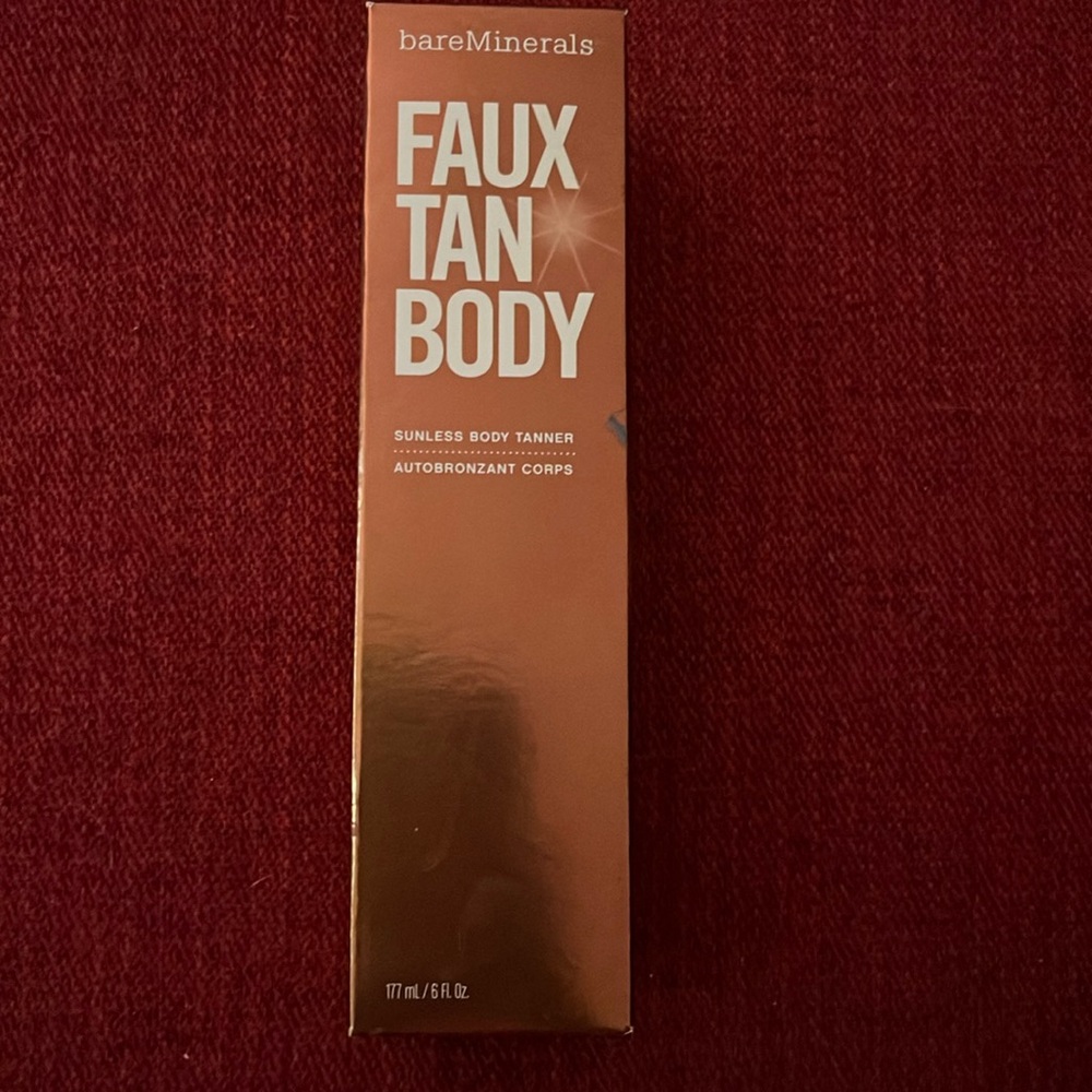 Bare minerals faux tan body sunless body tanner full size 6floz NIB discontinued
